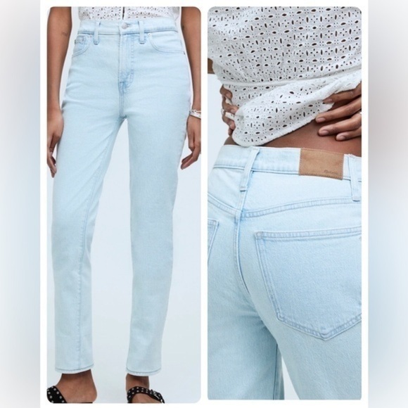 Madewell The Petite Perfect Vintage Jeans Chesthunt Light Icy Wash 26P NWT - Picture 1 of 10